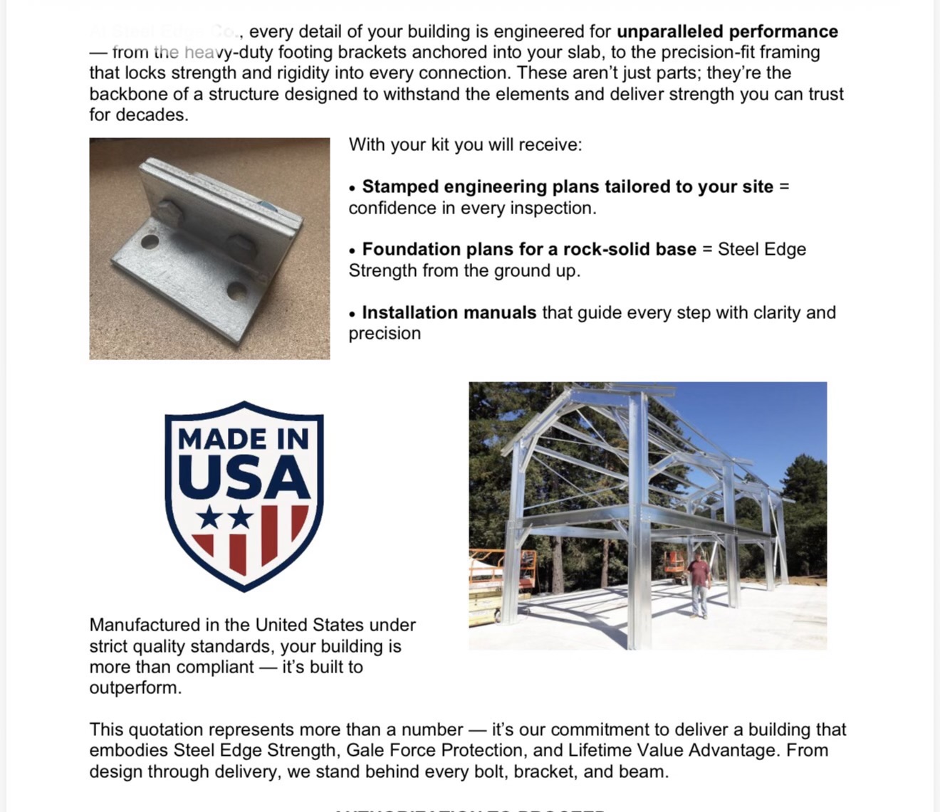 Steel Edge Strength — What's Included